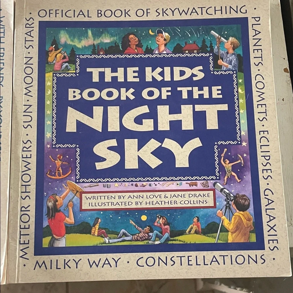 Kids Learning Adventure Book Set - Summer Games and Night Sky Kidcore